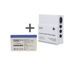Kit / Fuente  regulada de 11 - 15 V @ 5A / Capacidad de respaldo / Modelo  ACPST1205 + Batería incluida LK712