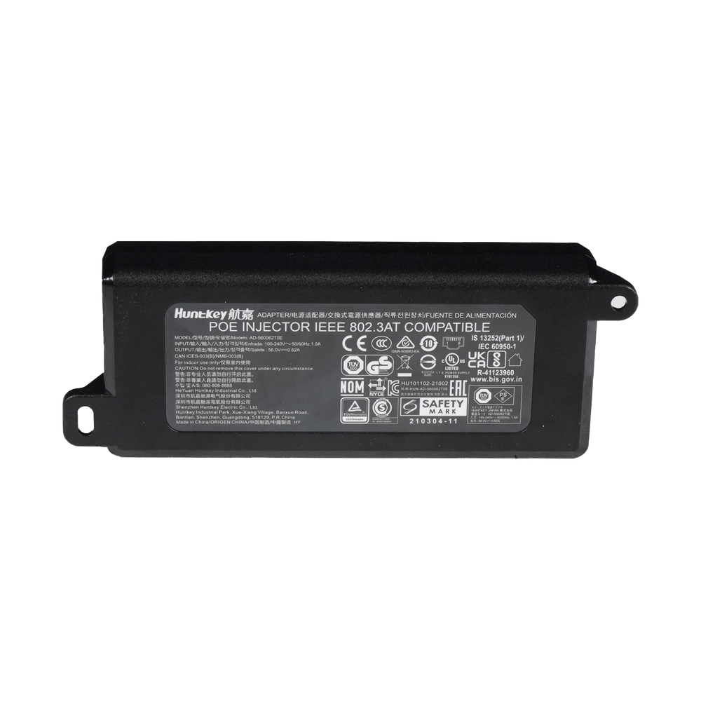 Adaptador PoE 802.3af/at para Puntos de Acceso Huawei eKit / hasta 35W / Plug and Play / Puertos Gigabit