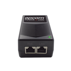 Adaptador de pared / Inyector PoE / 24 Vcc / 1 A / Controlado por chip IC / Protección contra OV, OC, SC, UV/  Fácil de instalar