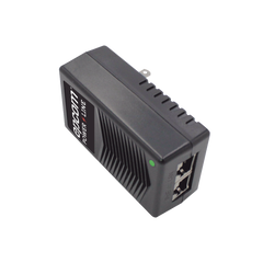 Adaptador de pared / Inyector PoE / 24 Vcc / 1 A / Controlado por chip IC / Protección contra OV, OC, SC, UV/  Fácil de instalar