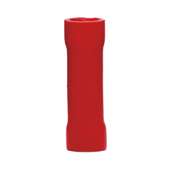 Conector a tope aislado / 22 - 16 AWG / Rojo / Paquete de 25 piezas