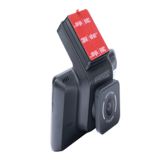 Cámara de Tablero / Cámara Frontal de 4 Megapixel (2K) y Trasera de 2 Megapixel (1080p) / Entrada de alarma para cambio a cámara de reversa / H.265 /  Pantalla Táctil 3" / WiFi / G-Sensor / Micrófono y Bocina Integr