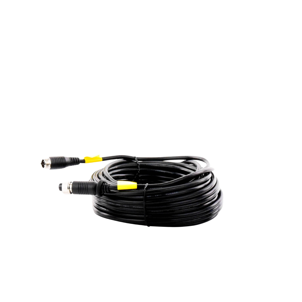 Cable Extensor de Vídeo y Audio de 14 Metros / Conector Tipo Aviación / Compatible con Cámara TURBO Móvil HIKVISION