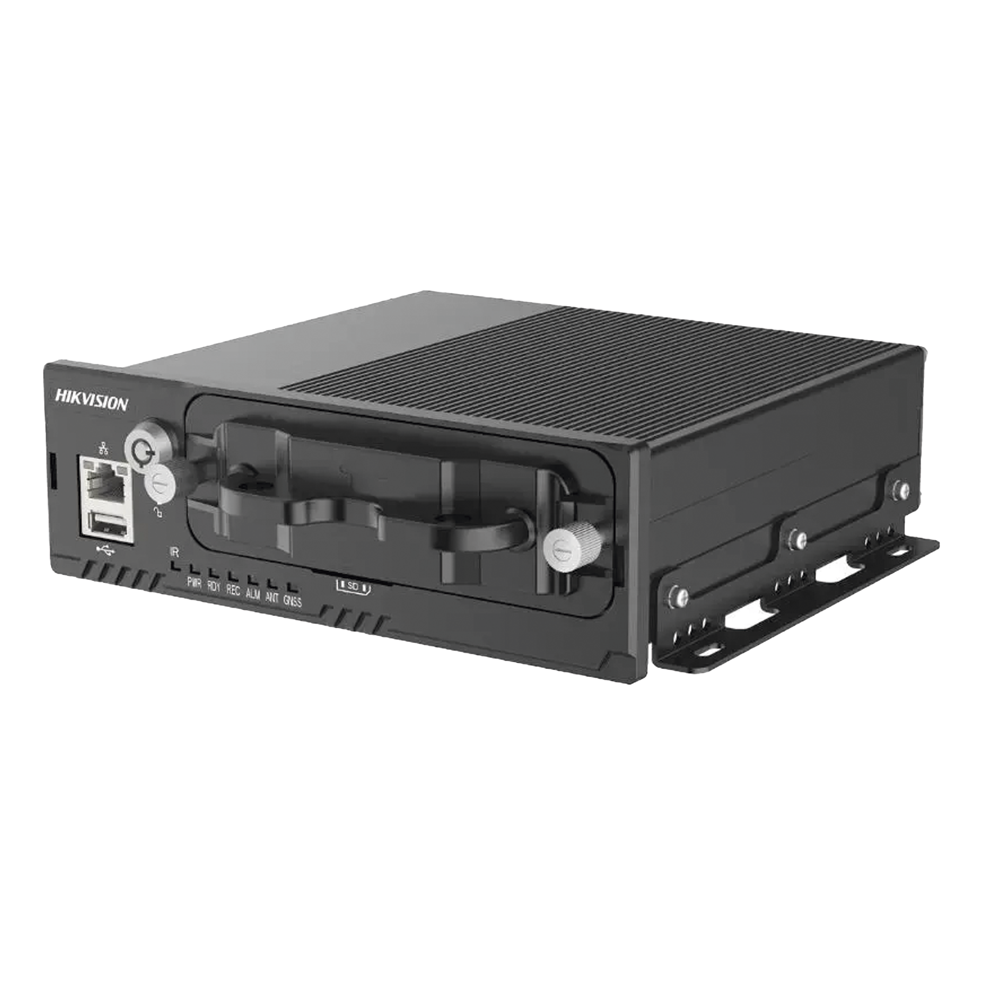 DVR Móvil 1080P (2 Megapixel) / 4 Canales TURBO + 4 Canales IP / GPS integrado / Sensor G / Alarmas I/O / Alimentación 9-36VCC