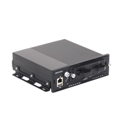 NVR Móvil de 4 Canales de 2 Megapixel / 4 PoE + 4 vía Switch Extendible / 2 Bahías de Disco Duro / Incluye Modulo GPS / conector RJ45