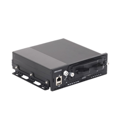 NVR Móvil de 4 Canales de 2 Megapixel / 4 PoE + 4 vía Switch Extendible / 2 Bahías de Disco Duro / Incluye Modulo GPS / conector RJ45
