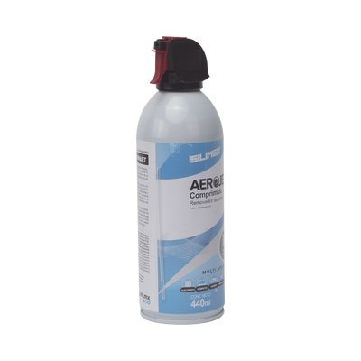 Removedor de polvo y residuos (aire comprimido) para limpieza de equipos electrónicos, 440 ml