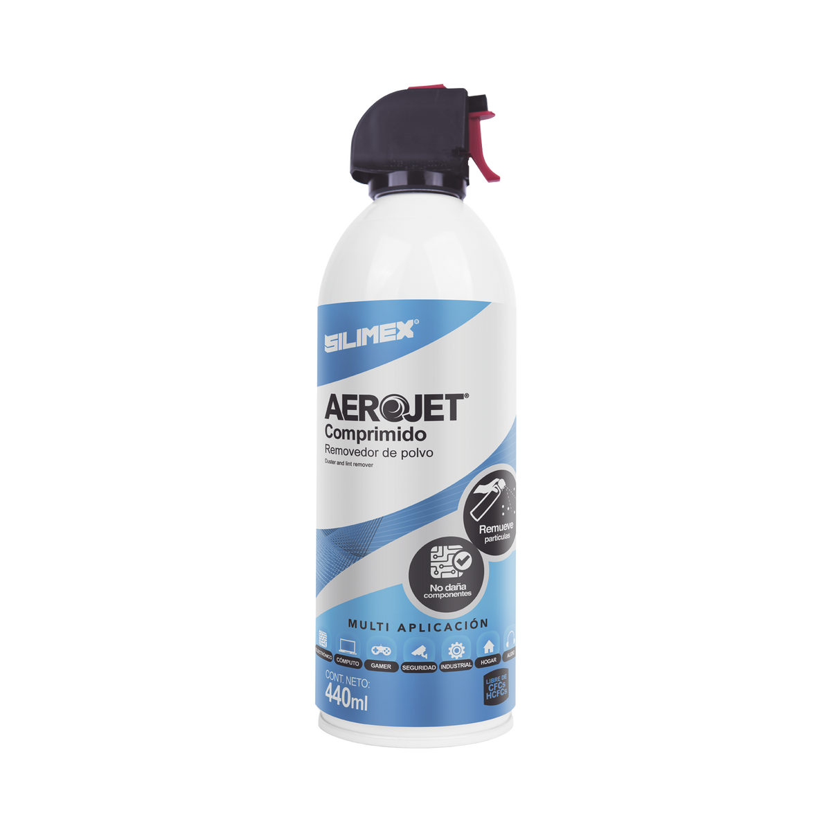 Removedor de Polvo y Residuos (Aire Comprimido) para Limpieza de Equipos Electrónicos, 440 ml