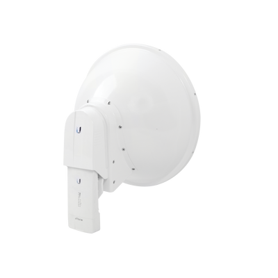 Antena Direccional airFiber X, ideal para enlaces Punto a Punto (PtP), frecuencia 5 GHz (5.1 - 5.9 GHz) de 23 dBi slant 45