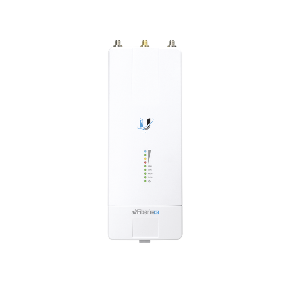 Airfiber Radio Backhaul conectorizado de alta capacidad, con tecnología LTU airFiber hasta 1 Gbps, 5 GHz (4.8 - 6.2 GHz), No hay compatibilidad con AF-5X