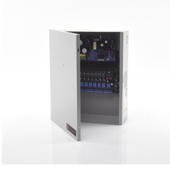 Fuente de Poder con Respaldo, 12 o 24 Vcc, 4 A, 48 W, 8 Salidas, Para Control de Acceso, Entrada 115 Vca
