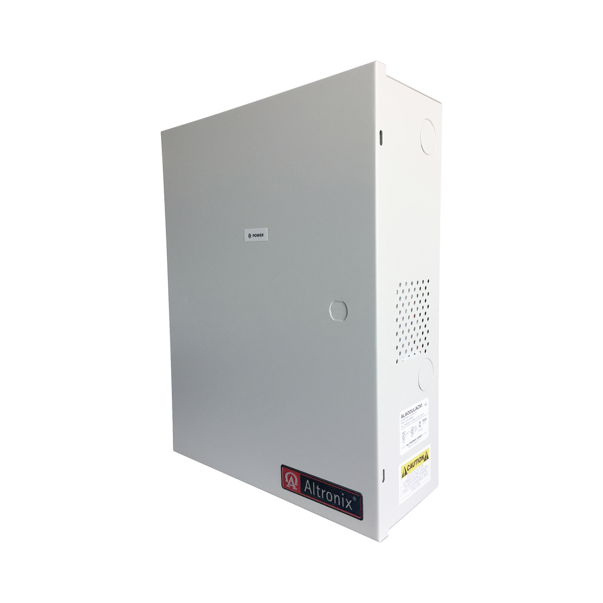 Fuente de poder ALTRONIX de 12/24 Vcc @ 6 Amper, con capacidad de batería de respaldo, requiere batería, 8 salidas, con voltaje de entrada de 115 Vca