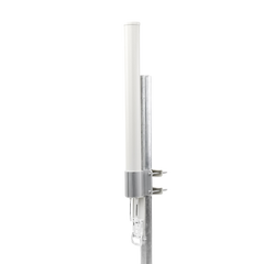 Antena omnidireccional, potente cobertura de 360°, doble polaridad MIMO 2x2, frecuencia 2 GHz (2.35-2.55 GHz) de 10 dBi