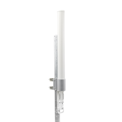 Antena omnidireccional, potente cobertura de 360°, doble polaridad MIMO 2x2, frecuencia 2 GHz (2.35-2.55 GHz) de 10 dBi