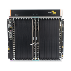 OLT Carrier Class Modular GPON, 16 Ranuras de Servicio, Incluye 1 Tarjeta de Servicio, crecimiento hasta 256 puertos GPON o 128 XGPON, Gestión por UNM2000, CLI, (Incluye Instalación de Software UNM2000)
