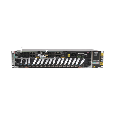 OLT Carrier Class Modular GPON, 2 Ranuras, Incluye 1 Tarjeta GPOA de 16 puertos GPON, 1 Fuente de CA, 2 UR, Gestión por UNM2000, CLI, Incluye Instalación de Software UNM2000, (Interoperabilidad con ONU´s de Terceros sin Costo)