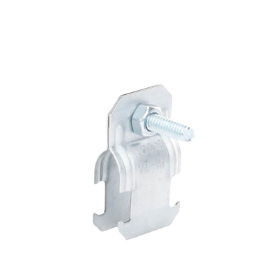 Abrazadera Unicanal para Conduit Pared Gruesa  y PVC de  1/2" (13 mm).