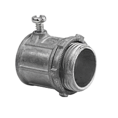 Conector de 3/4" para Tubo Pared Delgada con Tornillos Opresores.