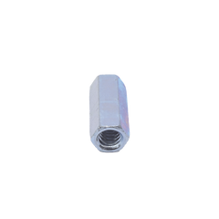 Cople hexagonal roscado cuerda maquina galvanizado de 6.5 mm (1/4")