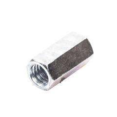 Cople hexagonal roscado cuerda máquina galvanizado d 9.5 mm (3/8")