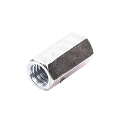 Cople hexagonal roscado cuerda máquina galvanizado d 9.5 mm (3/8")