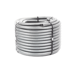 Tubo Flexible tipo Liquidtight de 1" (25 mm). Acero + PVC. Rollo de 30 Metros.