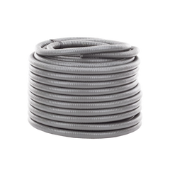 Tubo Flexible tipo Liquidtight de 3/4" (19 mm). Acero + PVC. Rollo de 50 Metros.