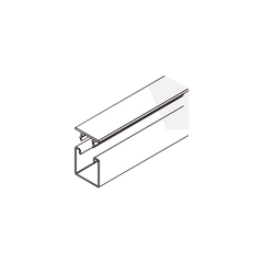 Tope Unicanal Plano para Tornillo de  3/8" ( 9.5 mm ).
