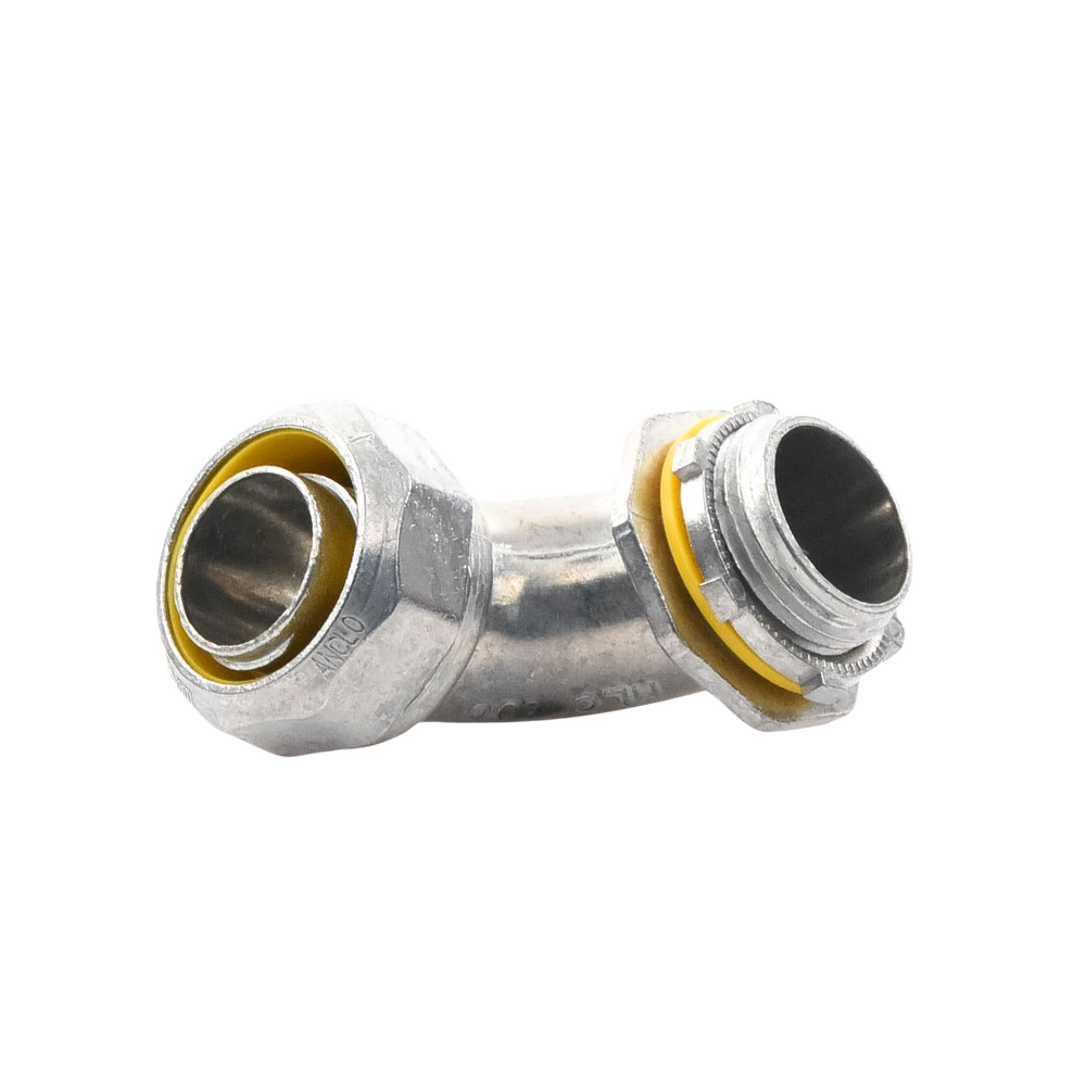 Conector Curvo para tubo tipo Liquidtight 1" (25 mm). Compatible con ANC-COT-100.