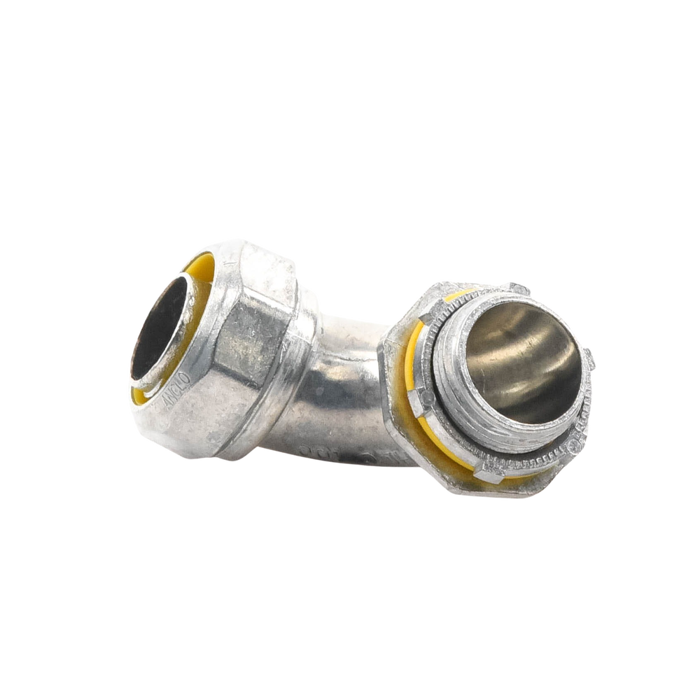 Conector Curvo para tubo tipo Liquidtight 1" (25 mm). Compatible con ANC-COT-100.