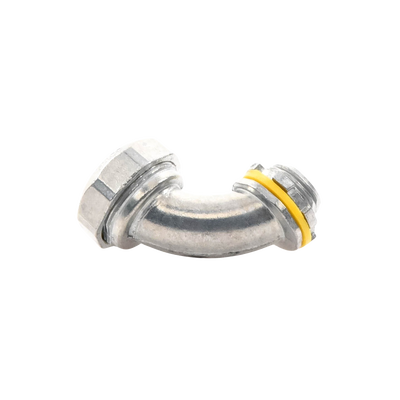 Conector Curvo para tubo tipo Liquidtight de 1/2"  (13 mm). Compatible con ANC-COT12.