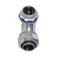Conector Curvo para tubo tipo Liquidtight de 1/2"  (13 mm). Compatible con ANC-COT12.