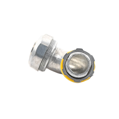 Conector Curvo para tubo tipo Liquidtight de 3/4"  (19 mm). Compatible con ANC-COT34.