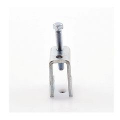 Mordaza Acero Fija barras de 1 1/4", para varilla roscada de 3/8.