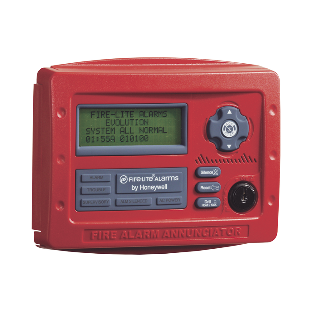 Anunciador Serial para Paneles Direccionables Fire-Lite, Color Rojo