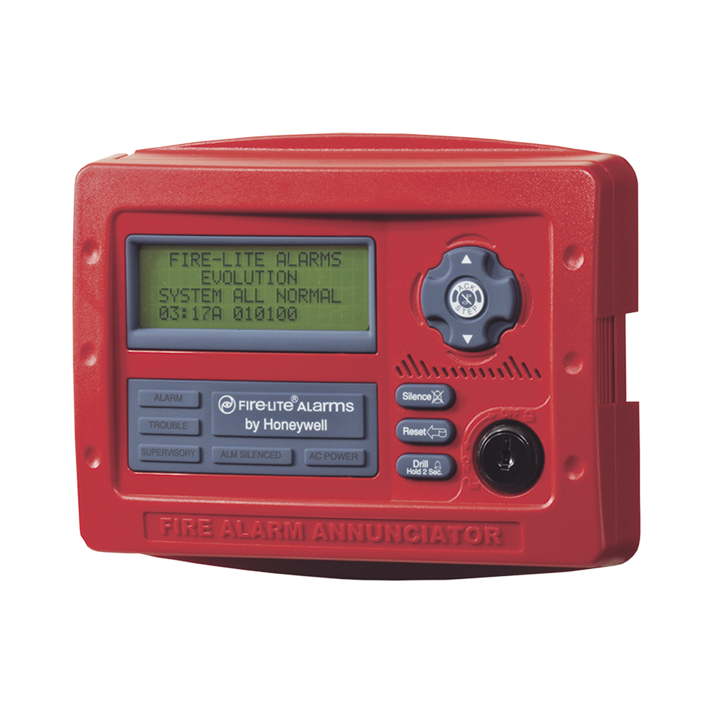 Anunciador Serial para Paneles Direccionables Fire-Lite, Color Rojo