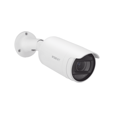 Cámara IP Tipo Bala Antivandálica 2 Megapíxel / Lente 3.3 a 10.3 mm / IR 30M / WDR 120db / IP66 / H.265 & WiseStream / Modo pasillo