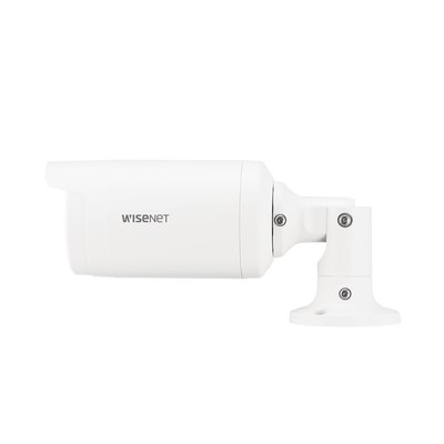 Cámara IP Tipo Bala 4 Megapíxel / Lente 3mm / IR 20M / WDR 120db / IP66 / H.265 & WiseStream / modo pasillo / POE 802.3af