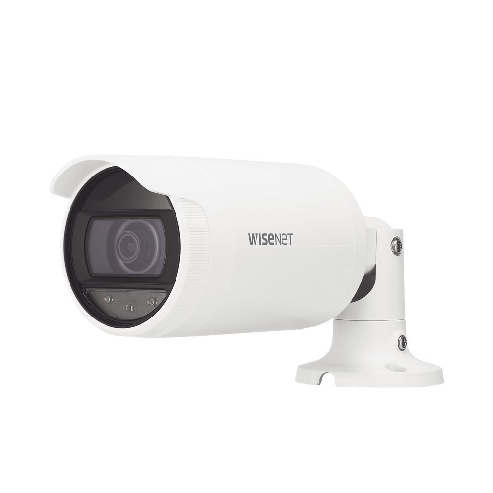 Cámara IP Tipo Bala 4 Megapíxel / Lente 4mm / IR 25M / WDR 120db / IP66 / H.265 & WiseStream / modo pasillo / POE 802.3af