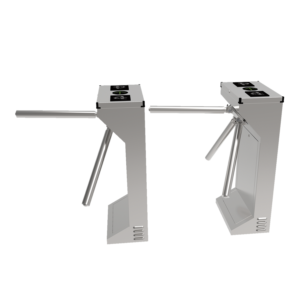 Torniquete Industrial en Acero Inoxidable, Bidireccional, USO RUDO, Espacio para Lectora de Proximidad
