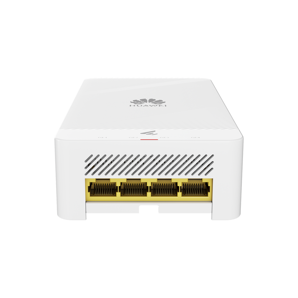 Punto de Acceso eKi Wi-Fi 6 para pared / Hasta 128 Clientes / 2.9 Gbps / MU-MIMO / 1 Puerto Gigabit PoE in / 4 Puertos Gigabit LAN / Smart Antenna 20% más cobertura / Libre de Licenciamiento