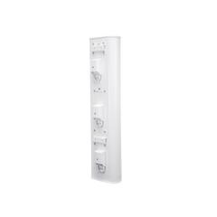 Antena sectorial blindada de 90º de cobertura 5 GHz (5.15 - 5.85 GHz), dividida en 3 bloques de 30º, ideal para alta densidad de suscriptores