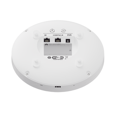 Punto de Aceso eKit Wi-Fi 6 de Alta Densidad / Hasta 1,536 Clientes / 6.5 Gbps / MU-MIMO / Triple Radio / 1 RJ45 2.5 Gbps + 1 RJ45 1 Gbps / Puerto USB / BLE / Antenna 20% más cobertura / Libre de licenciamiento