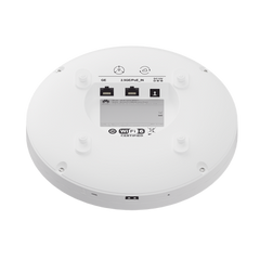 Punto de Aceso eKit Wi-Fi 6 de Alta Densidad / Hasta 1,536 Clientes / 6.5 Gbps / MU-MIMO / Triple Radio / 1 RJ45 2.5 Gbps + 1 RJ45 1 Gbps / Puerto USB / BLE / Antenna 20% más cobertura / Libre de licenciamiento