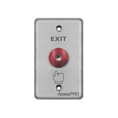 Botón tipo Hongo / Redondo Color Rojo con LED / Estético / NO y COM