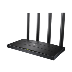 Router WiFi 6 AX 1500Mbps / MU-MIMO 2X2 y OFDMA / 1 Puerto WAN 10/100/1000 Mbps / 3 Puertos LAN 10/100/1000 Mbps / 4 Antenas / Conexión Inalámbrica OneMesh