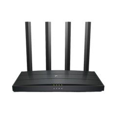 Router WiFi 6 AX 1500Mbps / MU-MIMO 2X2 y OFDMA / 1 Puerto WAN 10/100/1000 Mbps / 3 Puertos LAN 10/100/1000 Mbps / 4 Antenas / Conexión Inalámbrica OneMesh