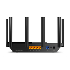 Router WiFi 6 Doble Banda / AX5400 MU-MIMO 4X4 y OFDMA / 1 puerto WAN 10/100/1000 Mbps / 4 puertos LAN 10/100/1000 Mbps / 1 puerto USB 3.0 /  6 potentes antenas / Administración App (Tether) o Página web / Protección HomeShield
