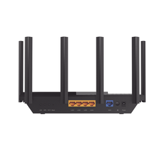 Router Triple Banda WiFi 6E / AX5400 MU-MIMO / 1 Puerto WAN 1 10/100/1000 Mbps / 4 Puertos LAN 10/100/1000 Mbps / 1 puerto USB 3.0 / 6 antenas de alta ganancia / OneMesh ™