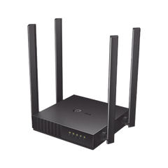 Router Inalámbrico doble banda AC, 2.4 GHz y 5 GHz Hasta 1200 Mbps, 4 antenas externas omnidireccional, 4 Puertos LAN 10/100 Mbps, 1 Puerto WAN 10/100 Mbps, Versión 6